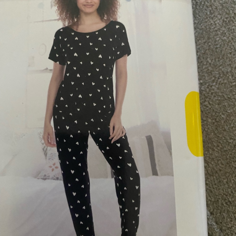 Honeydew Pajamas Black Stars Size S